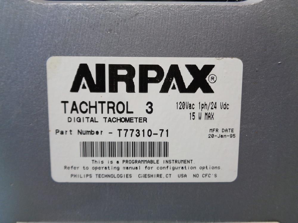 Airpax Tachtrol 3 Digital Tachometer T77310-71